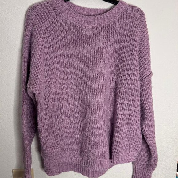 So Oversized Knit Sweater in Lilac Size XXL - Picture 3 of 7